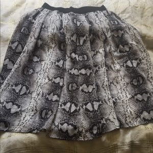 White House black market midi skirt